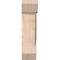 Ekena Millwork Traditional Slat Smooth Bracket w/ Offset Brace, Douglas Fir, 7 1/2"W x 18"D x 30"H BKT0806X18X30TRA06SDF - alternate 2